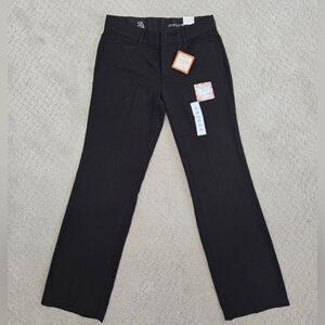 Women's Dockets Brown Pinstripe Dress Pants